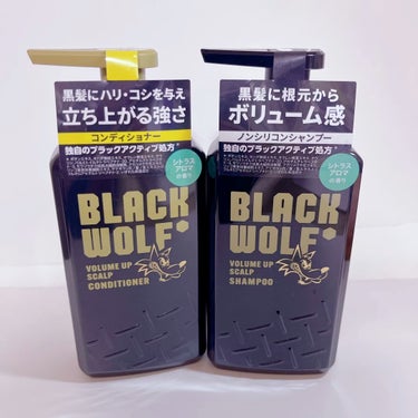 ブラックウルフ　ボリュームアップスカルプシャンプー/大正製薬/シャンプー・コンディショナーを使ったクチコミ（1枚目）