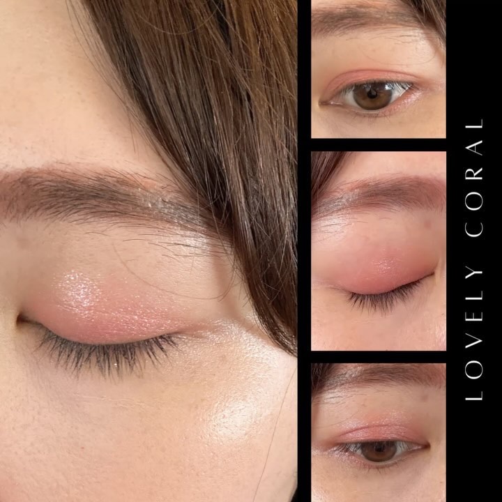 アーティスト シャドウ 840 - LOVELY CORAL/MAKE UP FOR EVER/パウダーアイシャドウを使ったクチコミ（3枚目）