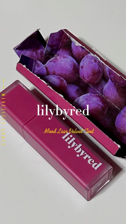 ムードライアー ベルベットティント/lilybyred/リップティントの人気ショート動画