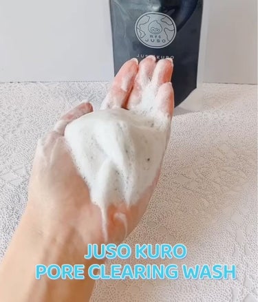 JUSO KURO WASH/旅するJUSO/洗顔フォームの動画クチコミ2つ目