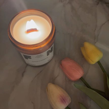 Factory Normal 茶色い瓶 ウッド芯 キャンドル - Nagchampaのクチコミ「𝐹𝑎𝑐𝑡𝑜𝑟𝑦 𝑁𝑜𝑟𝑚𝑎𝑙     ウッド芯キャンドル
韓国発の大人気雑貨が
2022年1.....」(3枚目)