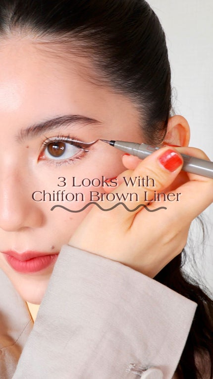 シルキーリキッドアイライナーWP/D-UP/リキッドアイライナーの人気ショート動画