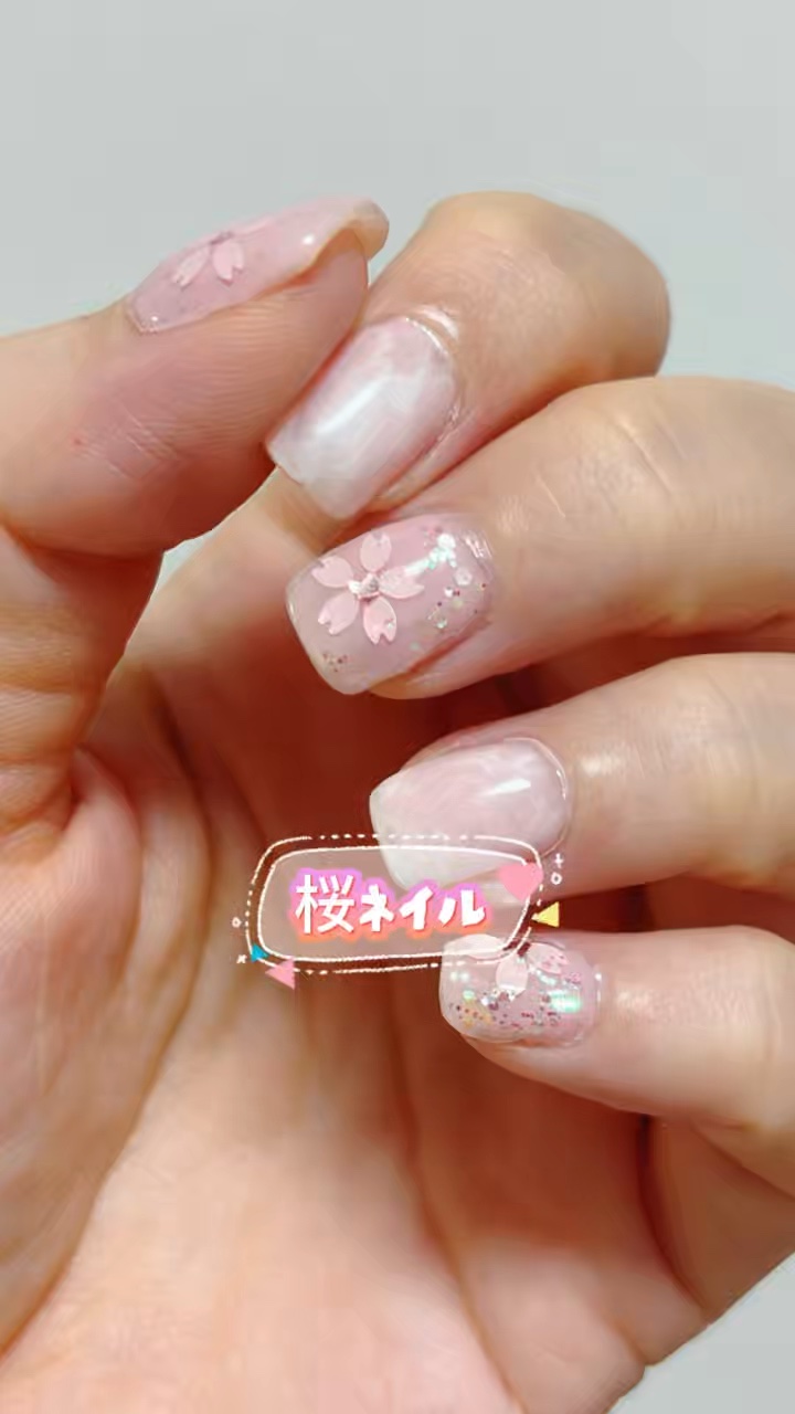 ジェルネイル（ライト対応）/セリア/ジェルネイルを使ったクチコミ（1枚目）