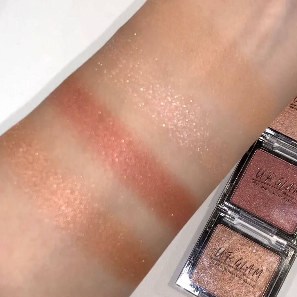 UR GLAM　POWDER EYESHADOW/U R GLAM/単色アイシャドウの動画クチコミ1つ目