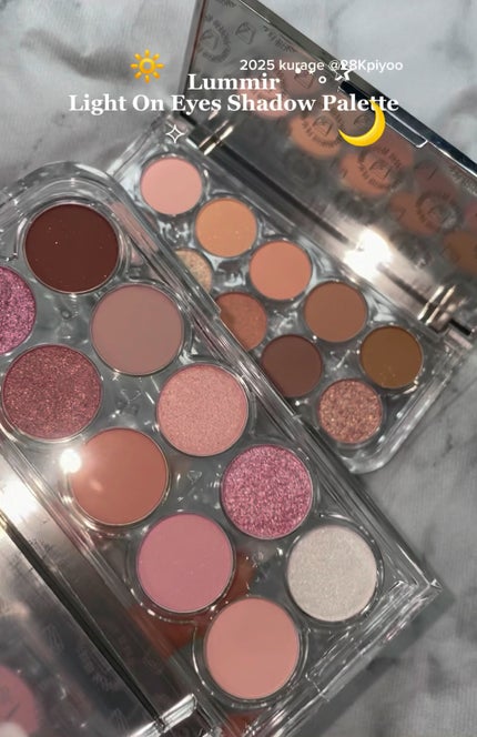 ライト オン アイズ シャドウ パレット/Lummir/アイシャドウパレットの人気ショート動画