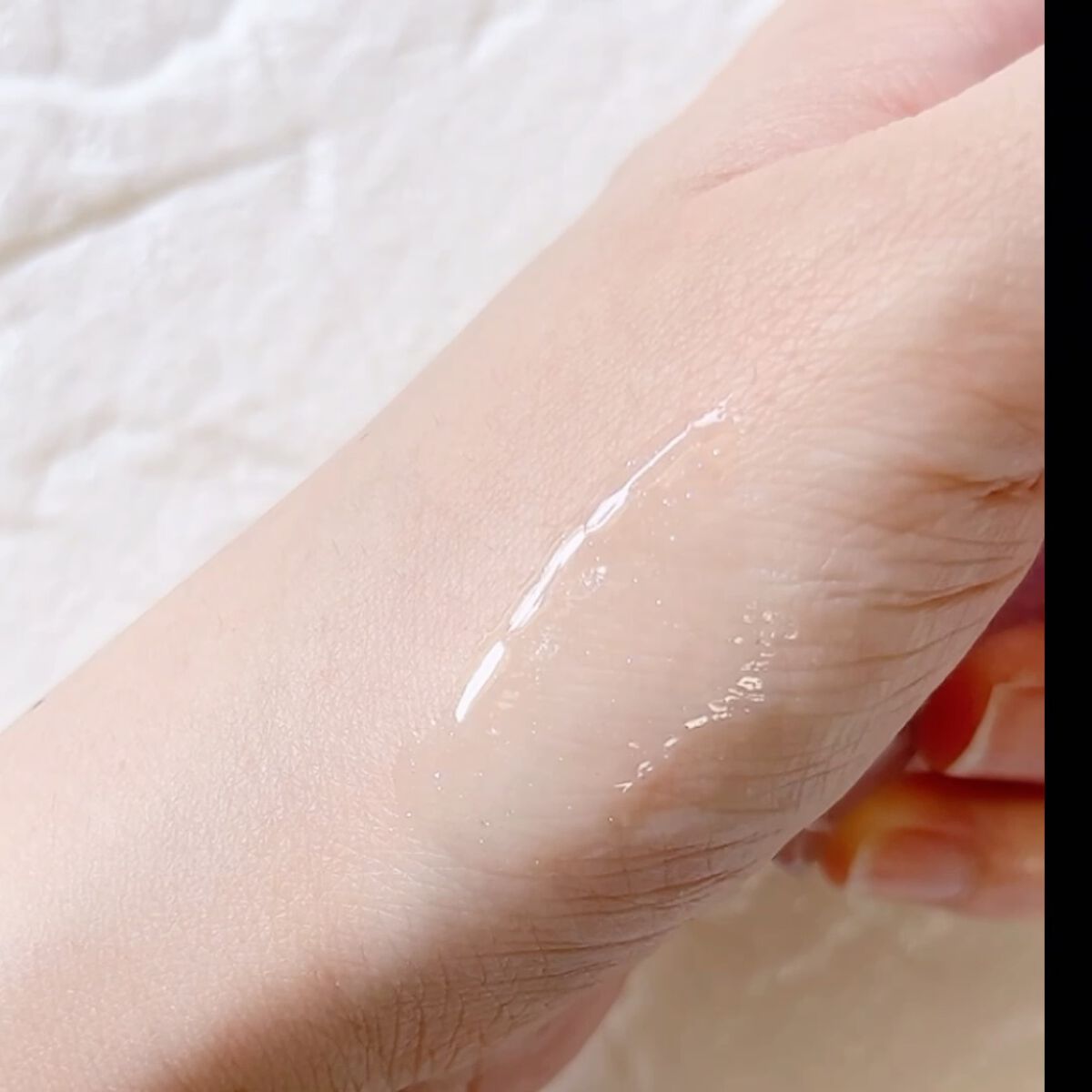 グラスティングウォーターグロス/rom&nd/リップグロスを使ったクチコミ（3枚目）