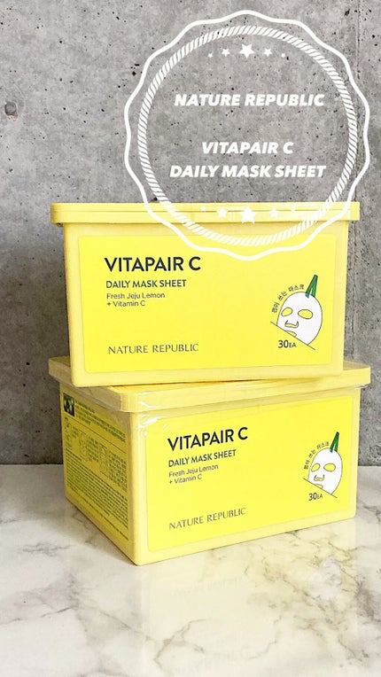 ビタペアCデイリーシートマスク/ネイチャーリパブリック/シートマスク・パックの人気ショート動画