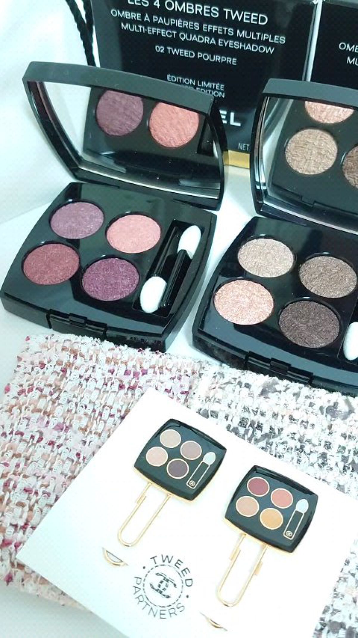 レ キャトル オンブル ツイード/CHANEL/アイシャドウパレットを使ったクチコミ（1枚目）