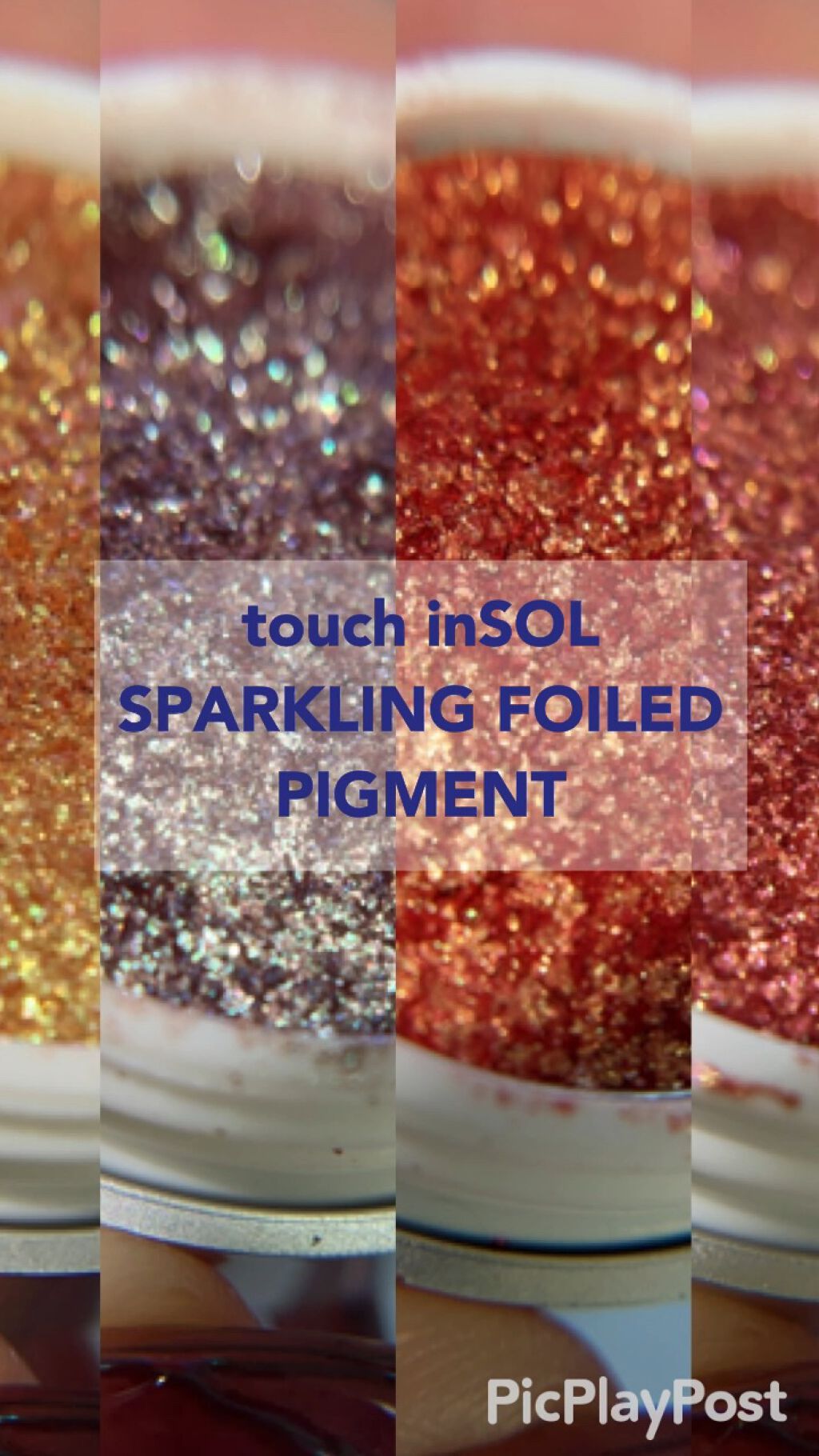 Metallist Sparkling Foiled Pigment/touch in SOL /単色アイシャドウを使ったクチコミ（1枚目）