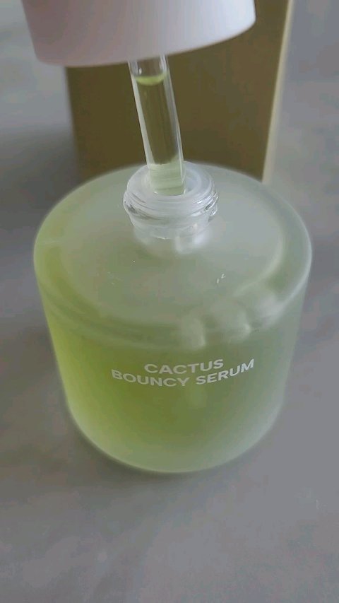 オーガニックサボテンインナースキンモイスチャーバウンシーセラム/WHAMISA/美容液の動画クチコミ1つ目