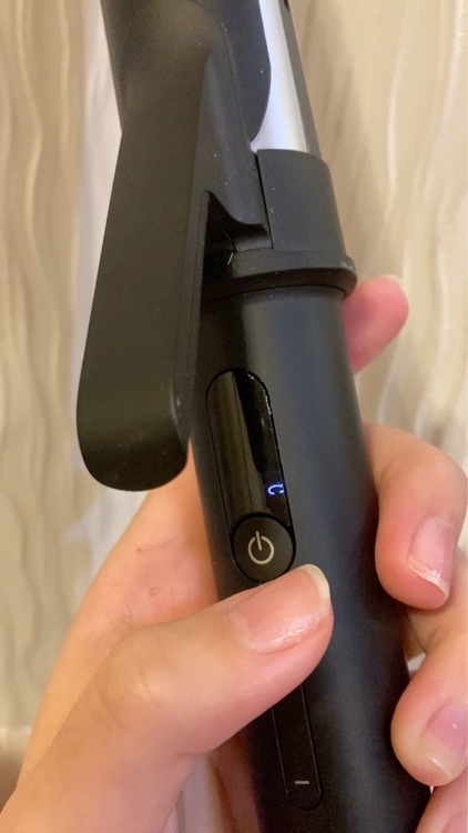 SALONIA スムースシャイン カールヘアアイロン　ブラック 32mm/SALONIA/カールアイロンの動画クチコミ4つ目