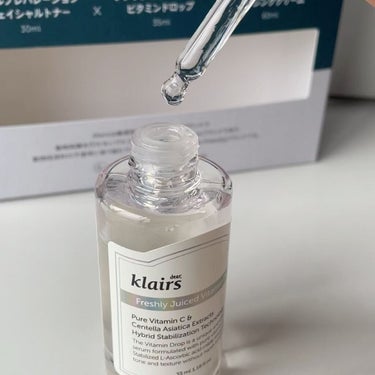 フレッシュリージュースドビタミンドロップ(35ml)/Klairs/美容液を使ったクチコミ（2枚目）