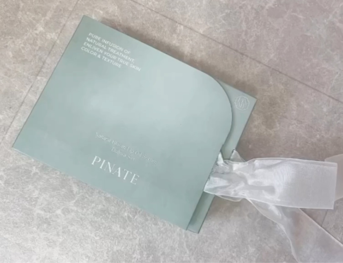 ナチュラルブルームリップオイルセラム 3色セット/PINATE/リップグロスを使ったクチコミ（1枚目）