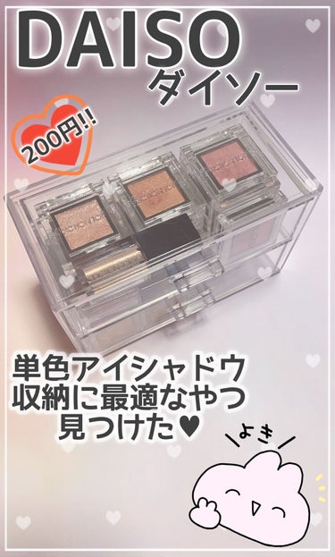  - \ DAISOの200円商品❣️単色アイシ