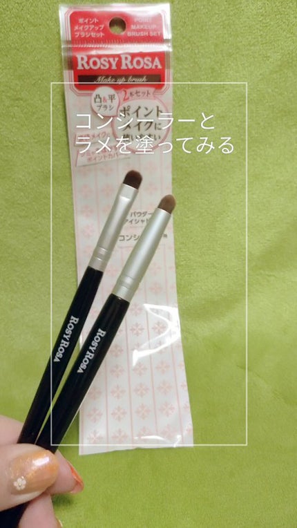 ポイントメイクアップブラシセット/ロージーローザ/メイクブラシの人気ショート動画