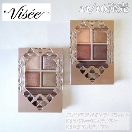パノラマデザイン アイパレット/Visée/アイシャドウパレットを使ったクチコミ(1枚目)
