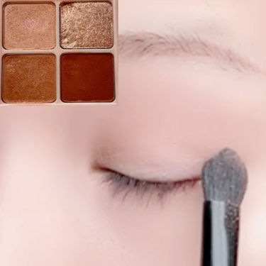 UR GLAM　DUO EYESHADOW BRUSH B（デュオアイシャドウブラシB）/U R GLAM/メイクブラシの動画クチコミ1つ目