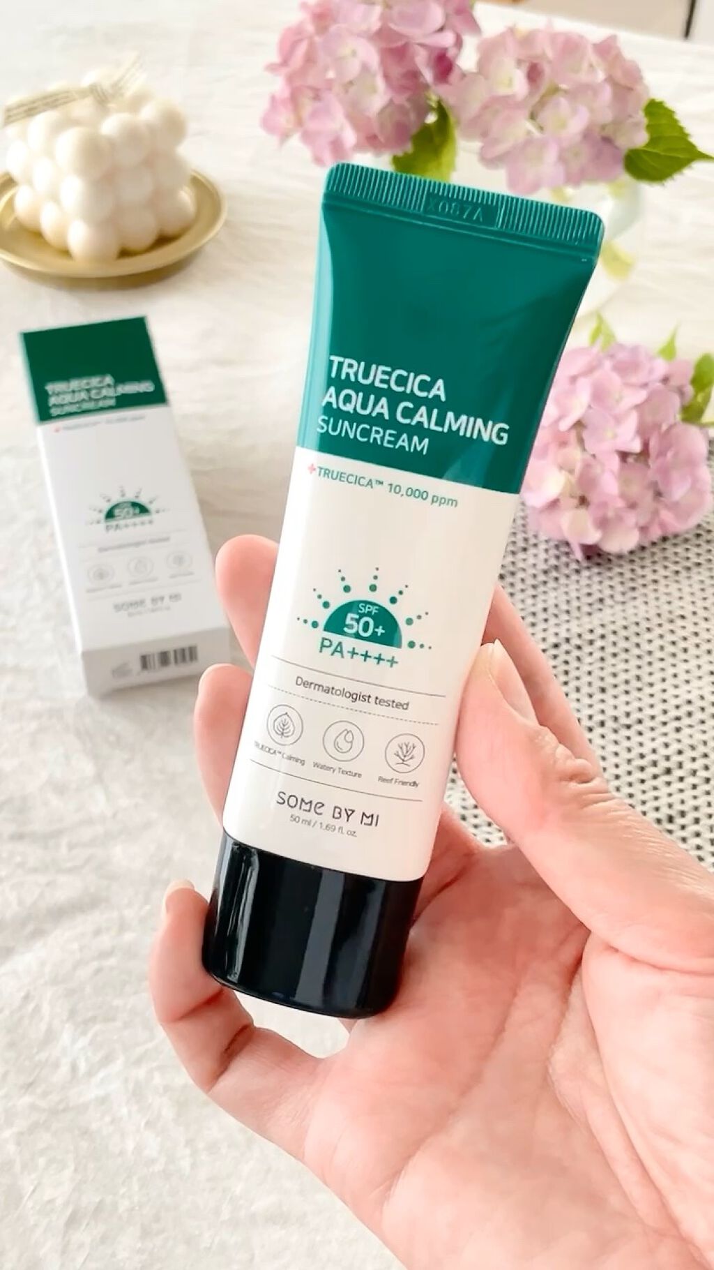 TRUECICA アクアカーミング日焼け止め/SOME BY MI/日焼け止めクリームの人気ショート動画