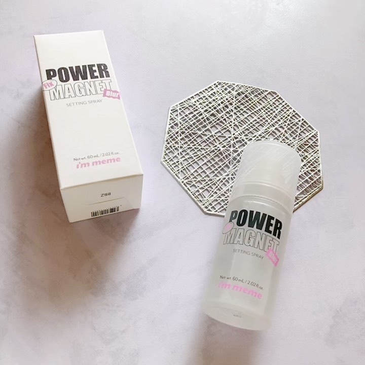 パワーマグネットセッティングスプレー/i’m meme/フィックスミストを使ったクチコミ（2枚目）