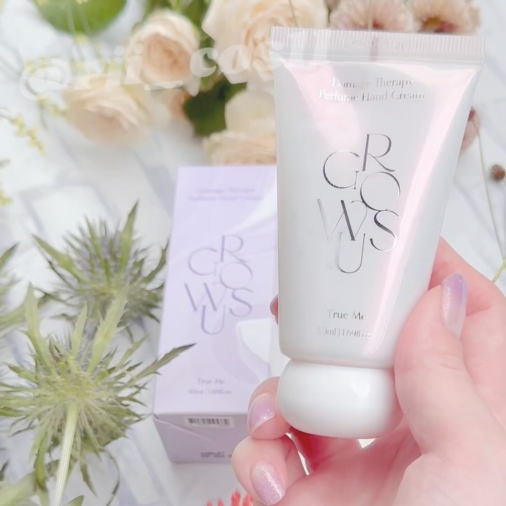 ダメージセラピーパフュームハンドクリーム True Me/GROWUS/その他スキンケアを使ったクチコミ（3枚目）