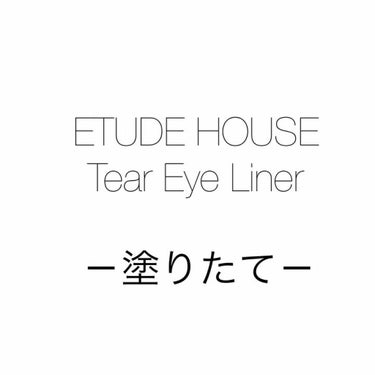 ティアー アイライナー/ETUDE/リキッドアイライナーを使ったクチコミ（4枚目）