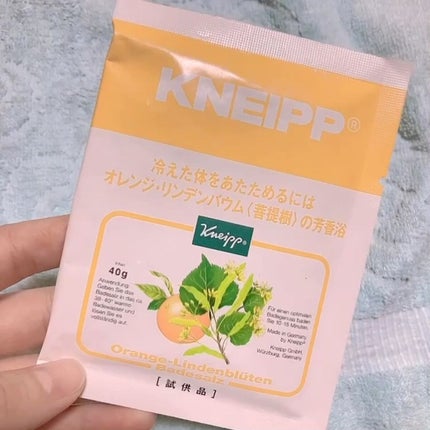 クナイプ バスソルト オレンジ・リンデンバウム<菩提樹>の香り/クナイプ/無機塩系入浴剤の人気ショート動画