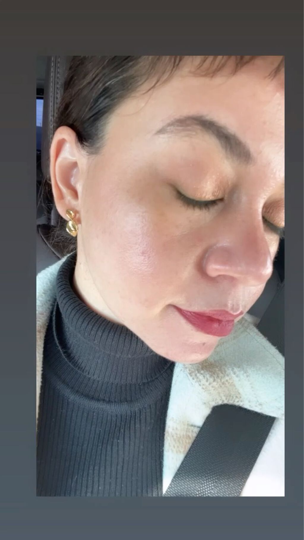 ニューアンビエンスカラーマスカラ/hince/マスカラを使ったクチコミ（2枚目）