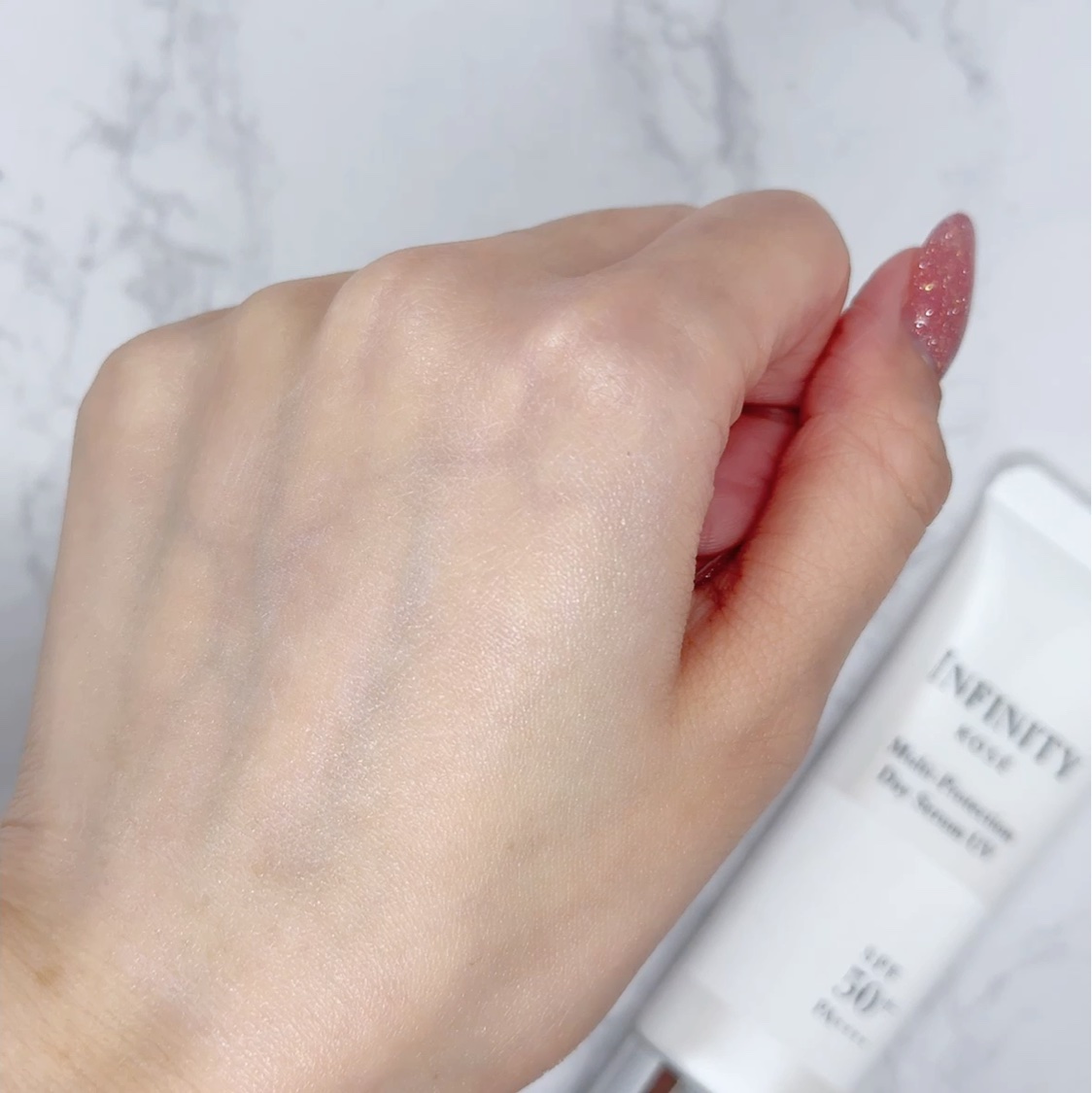 マルチプロテクション デイセラム UV/インフィニティ/日焼け止めクリームを使ったクチコミ（3枚目）