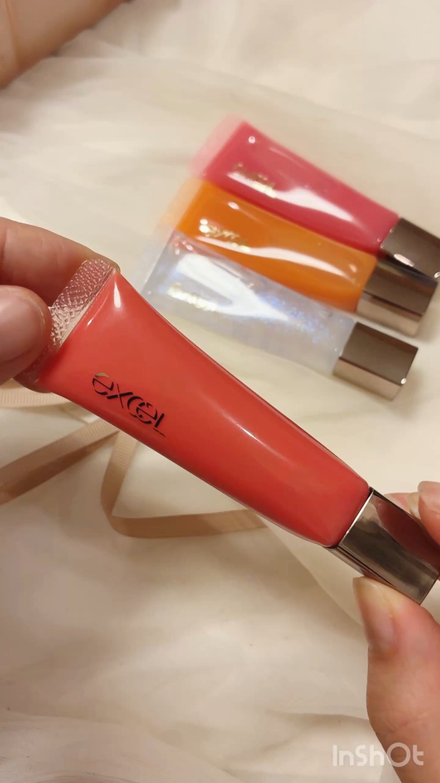 エクセル パンプフルドロップ/excel/リップグロスを使ったクチコミ（1枚目）