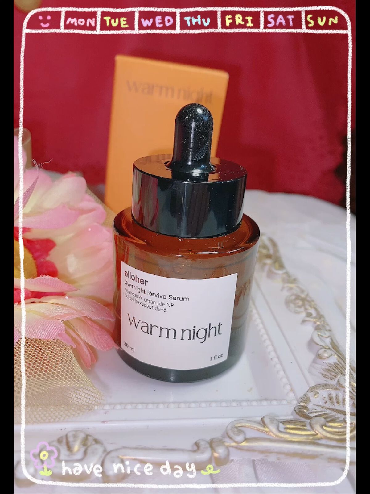 ウォームナイト - Overnight Revive Serum/elloher/美容液の動画クチコミ3つ目
