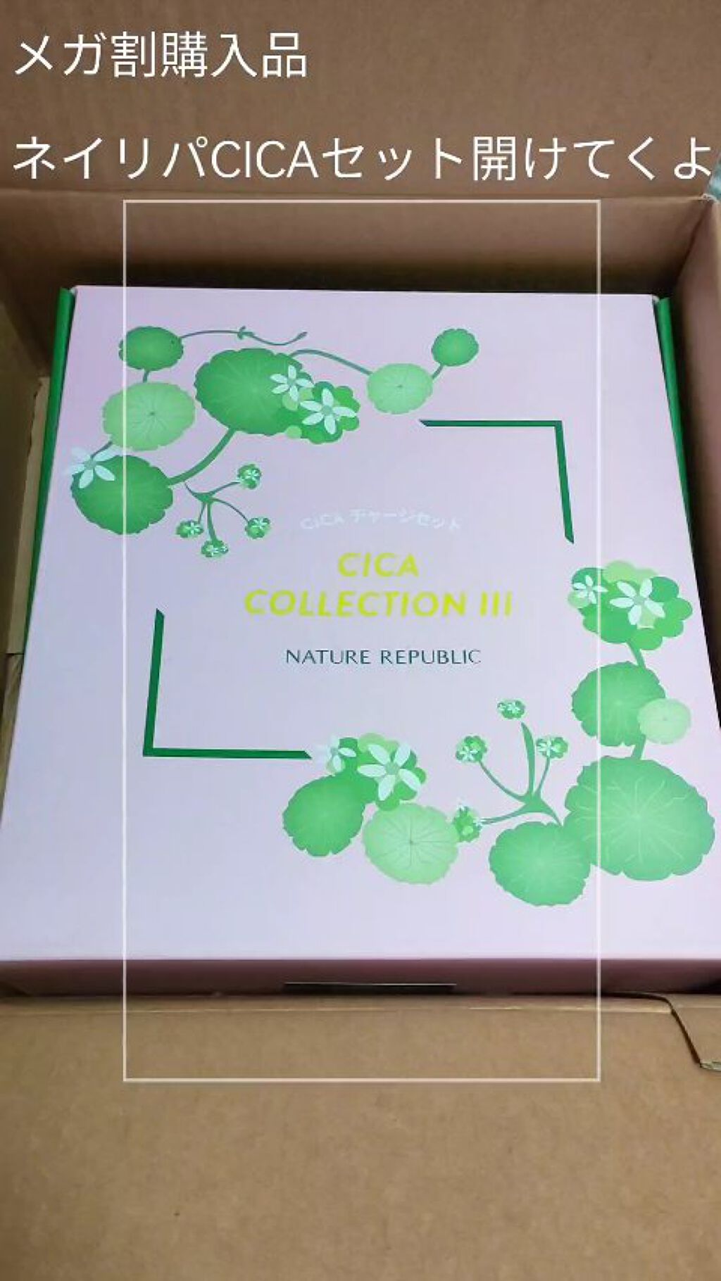 CICAチャージセット/ネイチャーリパブリック/スキンケアキットの動画クチコミ1つ目