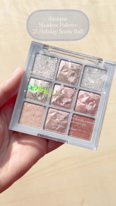 ❀* ❀。. ✿ * ❀ ｡* ❀ ❀ * .❀ ｡ ✿ * ❀ ❀ ｡ ✿ *  。 ° 。 ❀

❁ dasique
Shadow Palette
25 Holiday Snow Ball

大好き