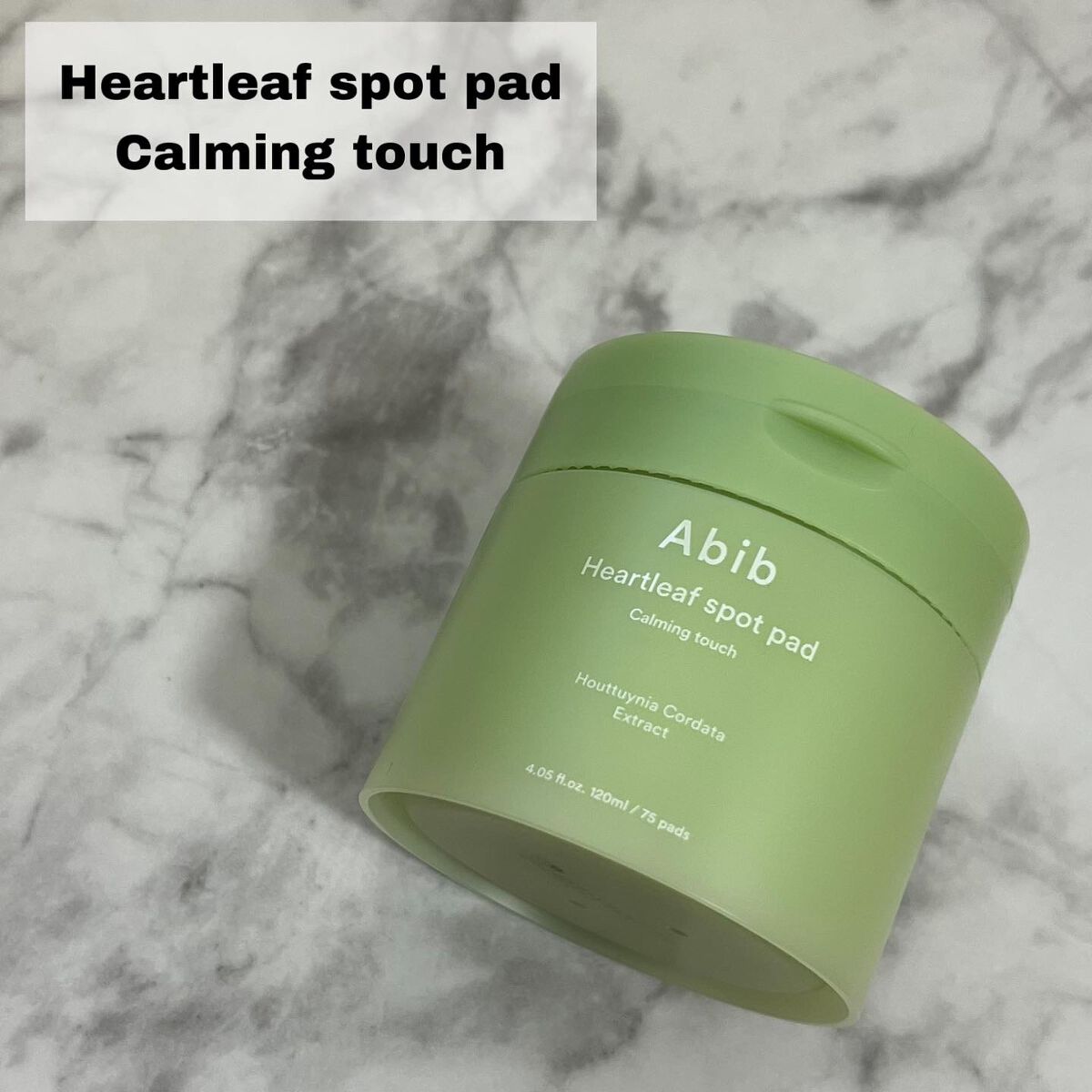 ドクダミカーミングタッチスポットパッド/Abib /トナーパッドを使ったクチコミ（1枚目）