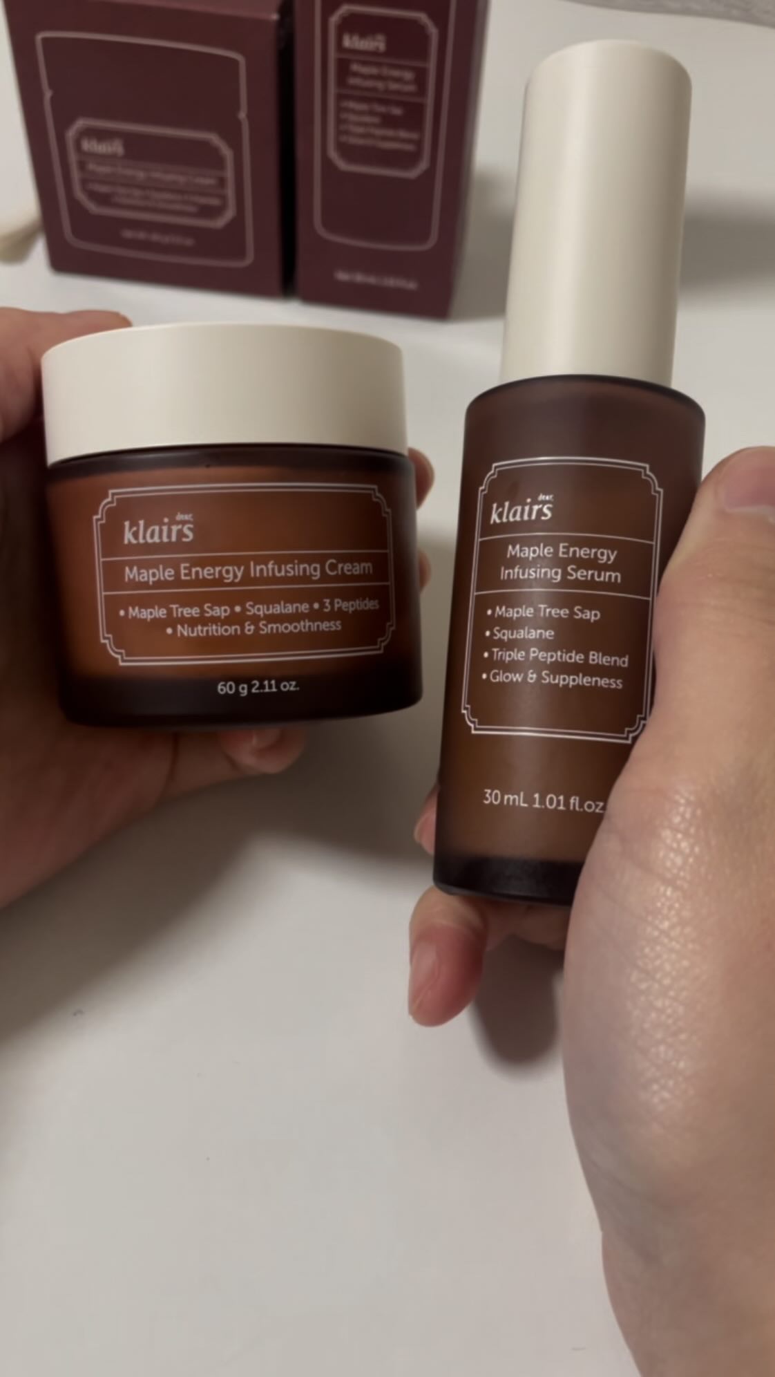 メープルエナジーインフュージングセラム/Klairs/美容液の人気ショート動画