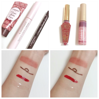 リップティントマット/キャンメイク/リップグロスを使ったクチコミ（2枚目）