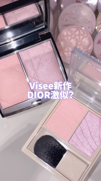 レイヤード フルリ チーク/Visée/パウダーチークの人気ショート動画