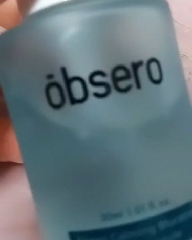 obsero グリーンカーミングブルーレーションクリーンアンプルのクチコミ「obsero

【グリーンカーミングブルーレーションクリーンアンプル】
毛穴を引き締めてキープ.....」（1枚目）