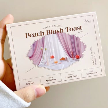 NOTONE  Peach Blush Toast cafe eye palette /Sonomama FRUIT/アイシャドウパレットの人気ショート動画