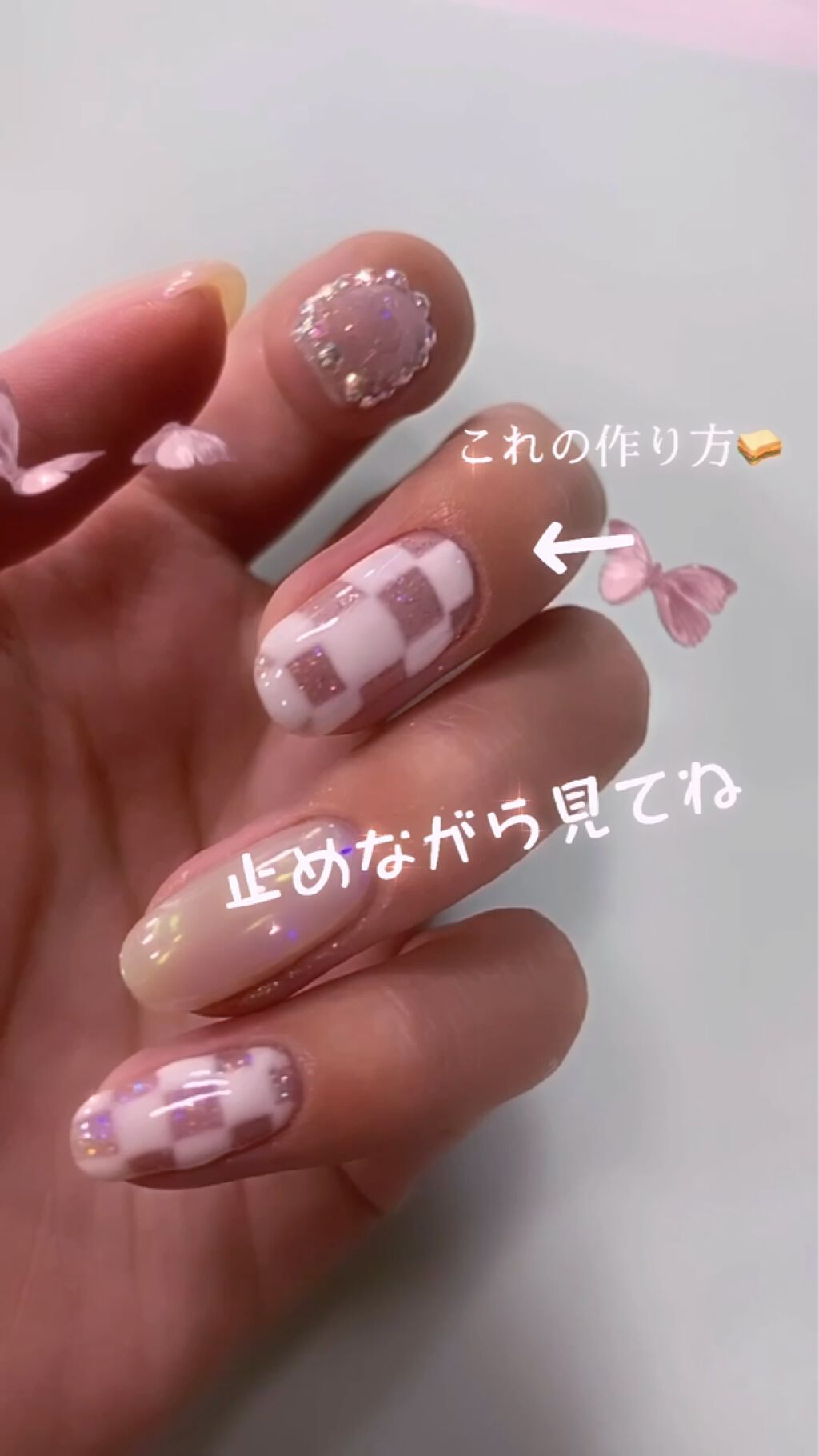 ジェルネイル（ライト対応）/セリア/ジェルネイルを使ったクチコミ（1枚目）