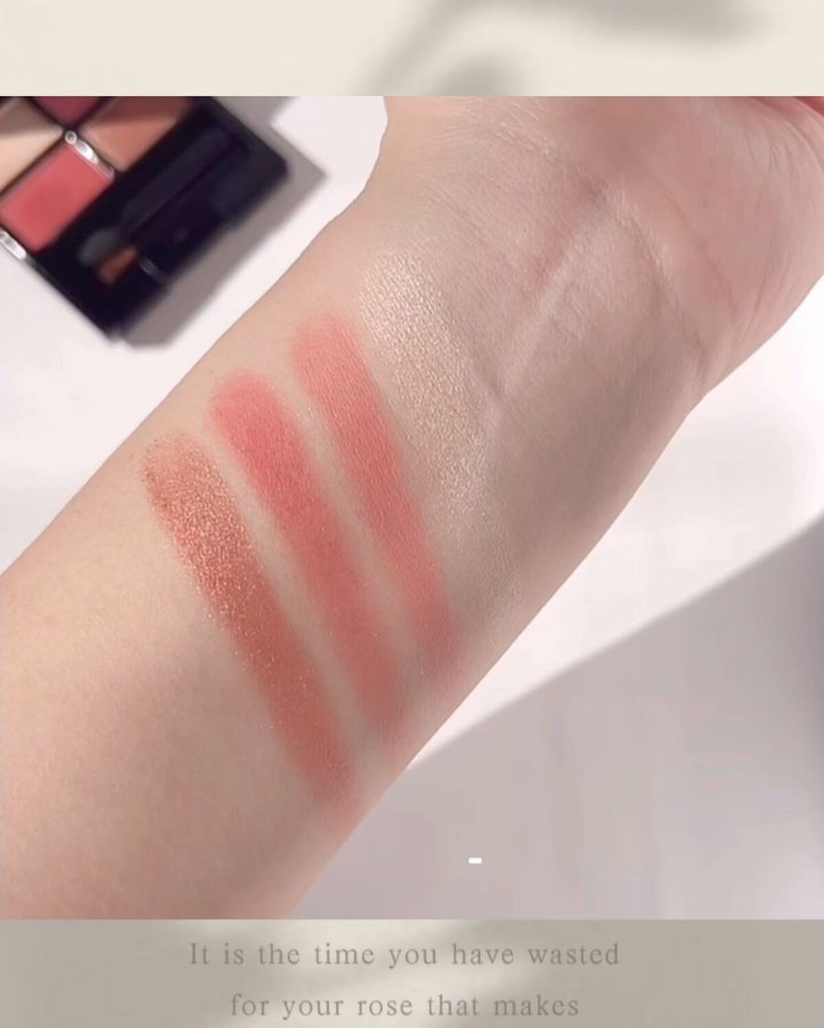 SIXPLUS 4色アイシャドウ/SIXPLUS/アイシャドウパレットを使ったクチコミ（2枚目）