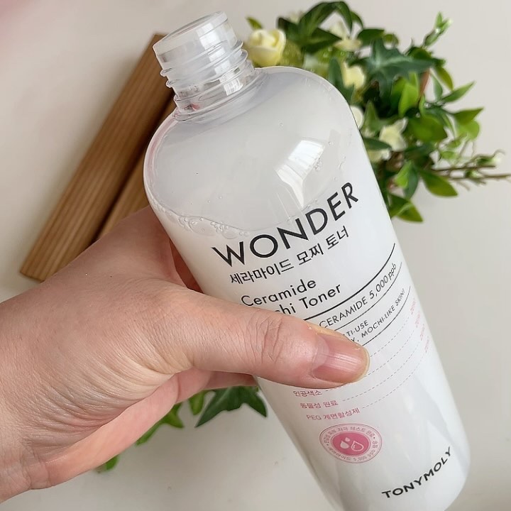 Wonder Ceramide Mochi Toner（トニーモリーワンダーCモチトナー）/TONYMOLY/化粧水を使ったクチコミ（3枚目）