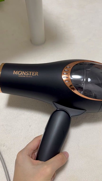 モンスター ダブルファンドライヤー KHD-W770/KOIZUMI/ドライヤーの人気ショート動画
