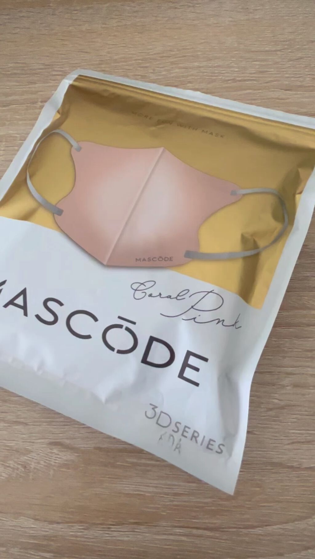 3D不織布マスク/MASCODE/マスクの動画クチコミ2つ目