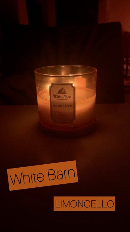 BATH&BODY WORKS scented candle のクチコミ「【使った商品】BATH&BODY WORKS scented candle
White Bar.....」(1枚目)