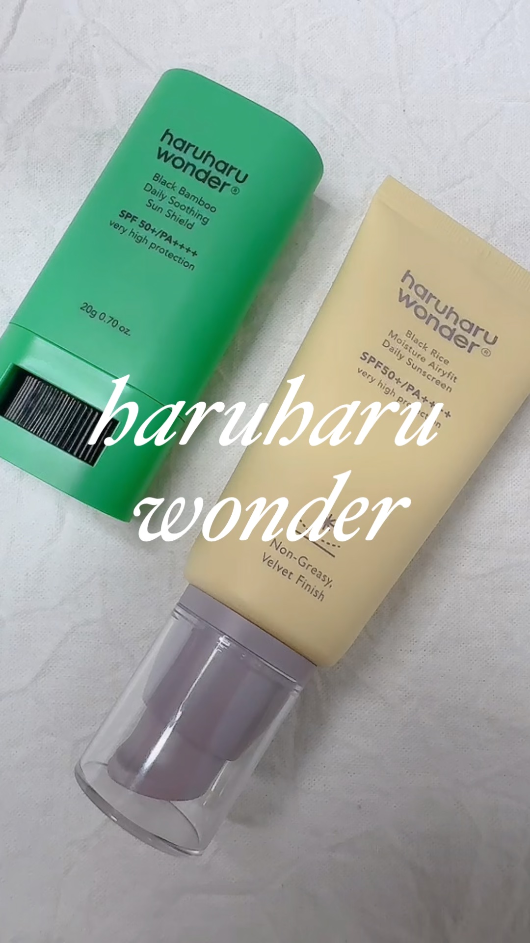 ブラックバンブーデイリー スージングサンシールド 20g SPF 50+/PA++++/haruharu wonder/日焼け止めスティックの人気ショート動画