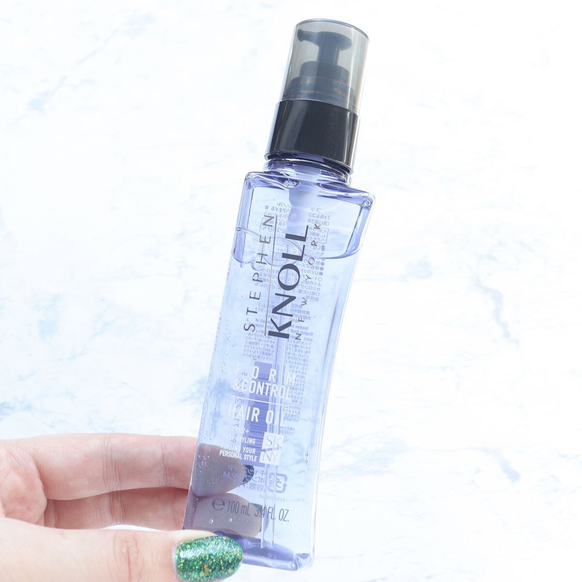 フォルムコントロール ヘアオイル Ｗ/スティーブンノル ニューヨーク/ヘアオイルを使ったクチコミ（1枚目）