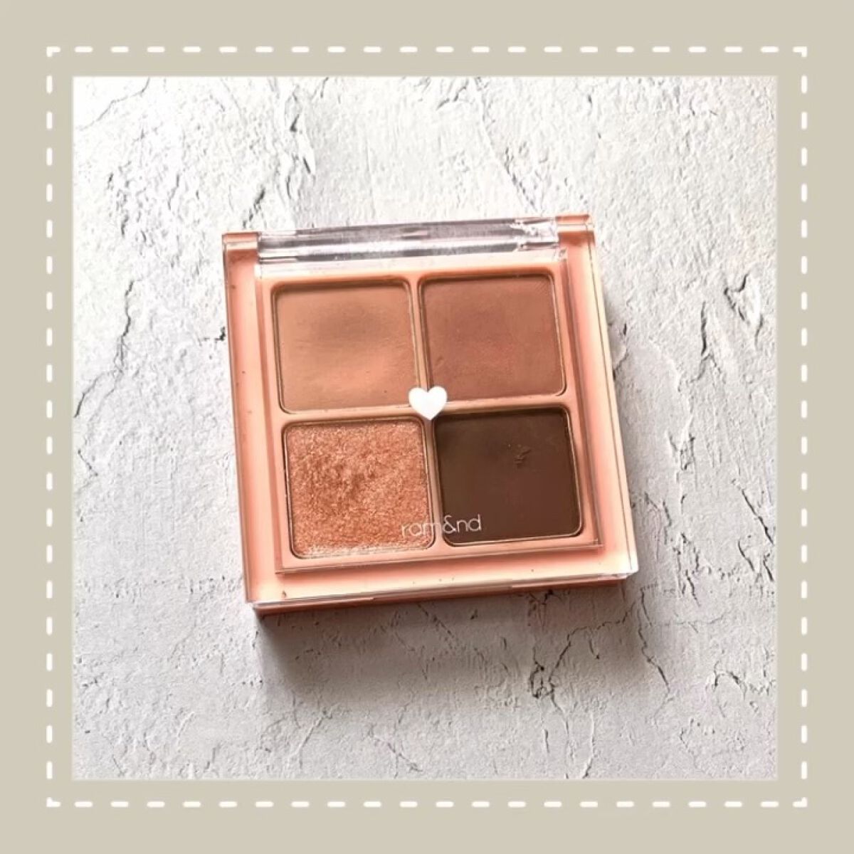 ベターザンアイズ/rom&nd/アイシャドウパレットを使ったクチコミ（1枚目）