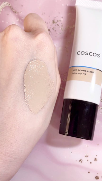 UHDファンデーション742(イエローベージュ)/COSCOS/リキッドファンデーションの人気ショート動画