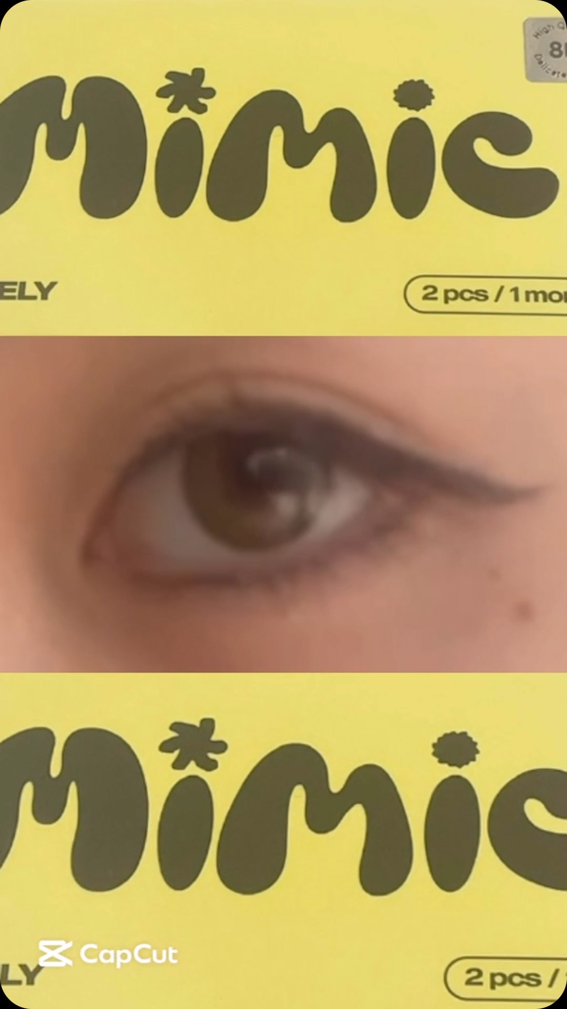 vely vely/MIMIC LENS/１ヶ月（１MONTH）カラコンの動画クチコミ1つ目