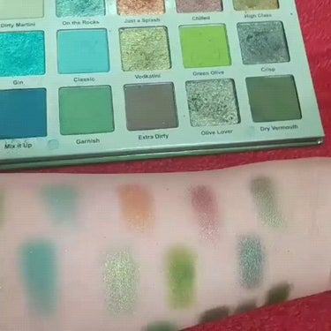 DIRTY MARTINI EYE PALETTE/Glamlite/パウダーアイシャドウを使ったクチコミ（1枚目）